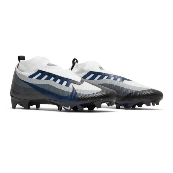 Nike Vapor Edge Pro 360 Football Cleats Blue White Grey DV0778-001 Mens Size 12 - Picture 1 of 12